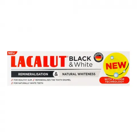Зуб. паста Лакалут 75 мл Black and White