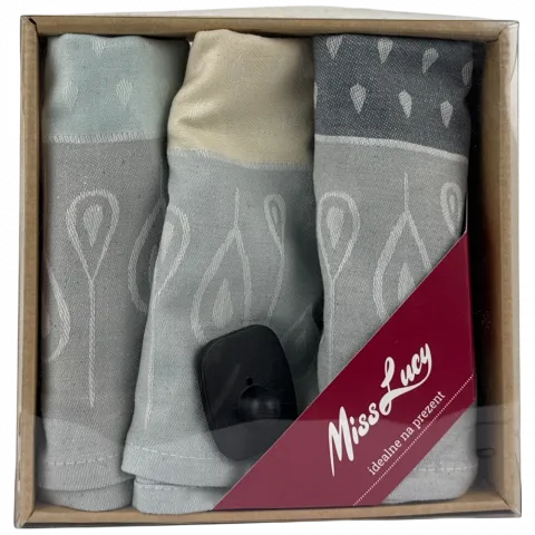 Набір Рушників подарункових 3 шт. Soltare Miss Lucy 50х70 см 8K9505 И106