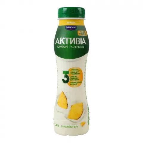 Біфідойогурт Активіа 1,2 260 г Ананас