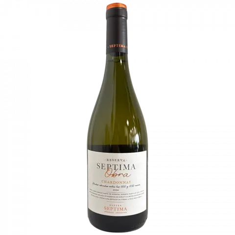 Вино Septima Obra Chardonnay 0,75л біле сухе 13(Іспанія)