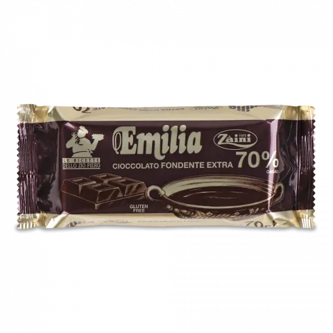 Шоколад ZAINI Емілія 200г темний 70 И024 (Італія)