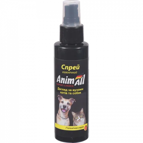 Спрей Анімалл 100 мл д/гігієни вух собак/котів
