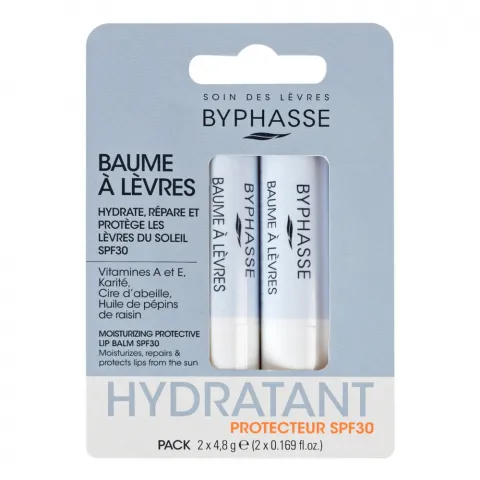 Бальзам д/губ Byphasse 4,8 г Захист 2 шт.
