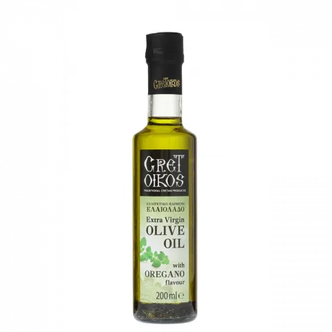 Олія оливкова Cretoikos 0,2л з орегано (Греція)
