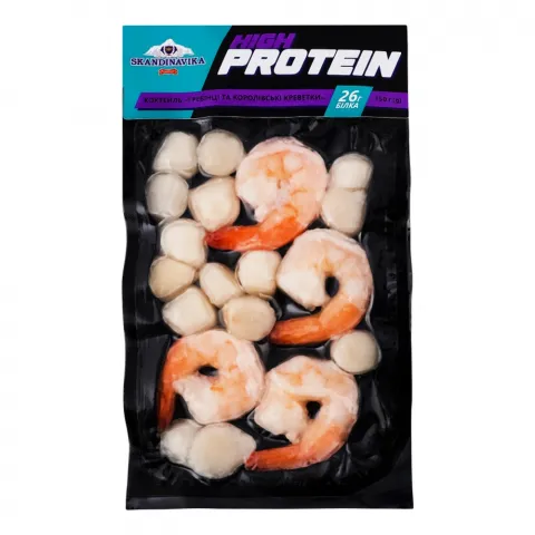 Морський коктейль Skandinavika 150 г Греб.та кор.креветки