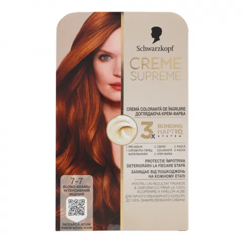 Фарба д/волосся Creme Supreme 7-7 Інтенсивний Мідний