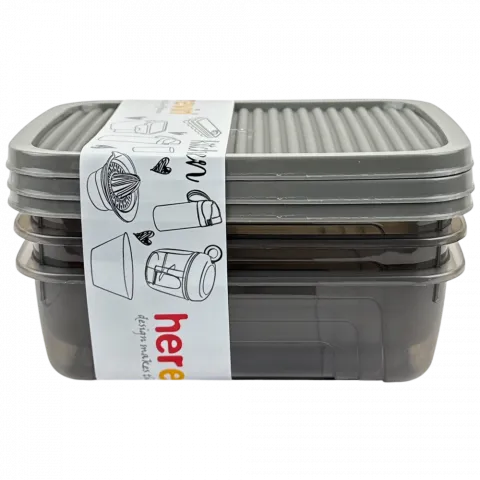 Набір конт д/збер 3 шт пласт 600мл 162331-012 И664 (Тур)