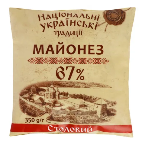 Майонез Українські традиції 300/350 г Столовий 67