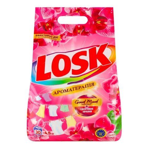 Порошок Losk 4,5/4,8 кг автомат Ефірні олії та аромат Малайзійської квітки
