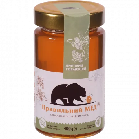 Мед Правильний мед 400 г скл. липовий