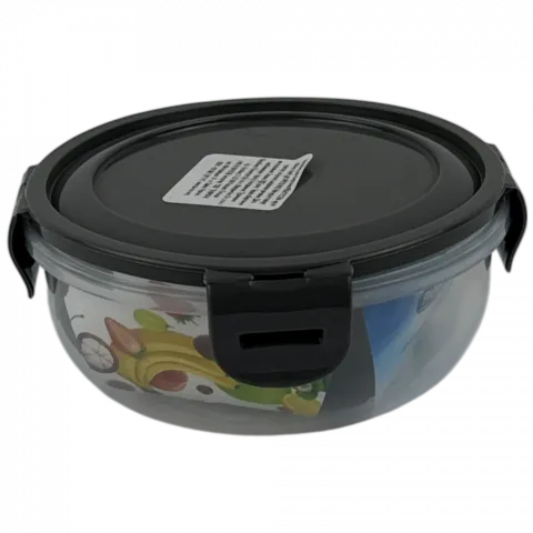 Ємкість пласт. д/кухні Praktyczna кругл 0,4 л сірий 4P8726 И423