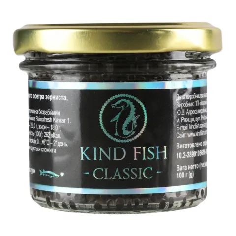 Ікра чорна Kind Fish 100 г Осетрова