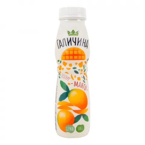 Йогурт Галичина 2,2 300 г Манго