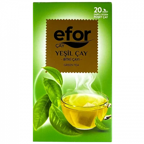 Чай Efor Green Tea 20 шт зелен. (Туреччина)