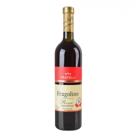 Вино Fratelli Fragolino Rosso 0,75 л н/сол. червон.