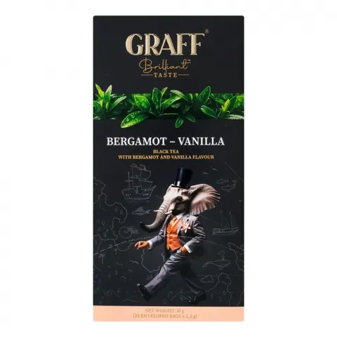 Чай Graff 20 шт. чорн. Бергамот і Ваніль
