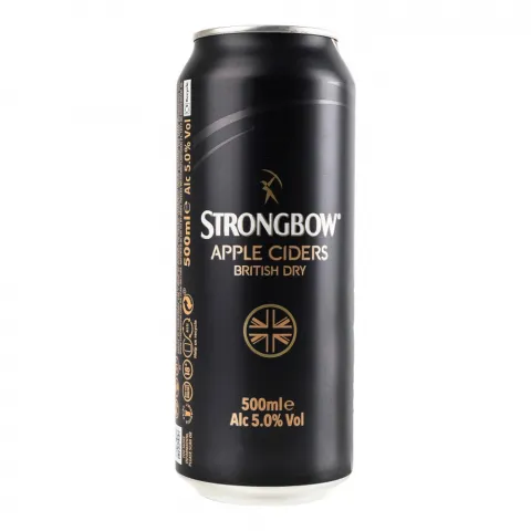 Сидр Strongbow 0,5 л з/б British Dry