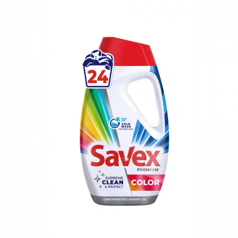 Гель д/прання Savex 960 мл Premium Color И039 (Болгарія)