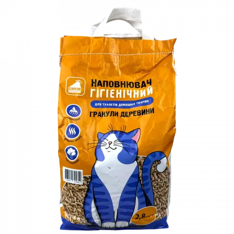 Наповнювач Секретні Технології 2,8 кг гранули деревини