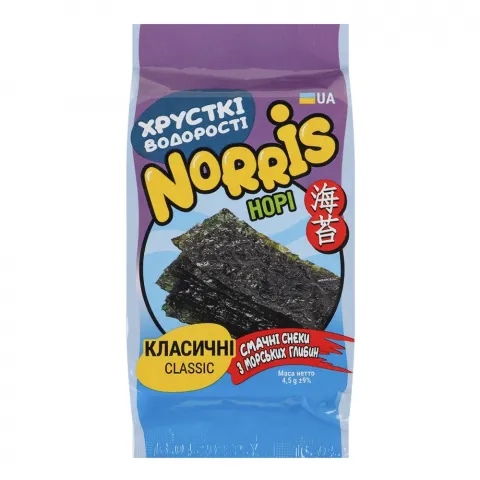 Чипси норі Norris 4,5 г класичні