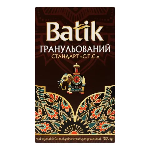 Чай Батік 100 г гранул. карт.
