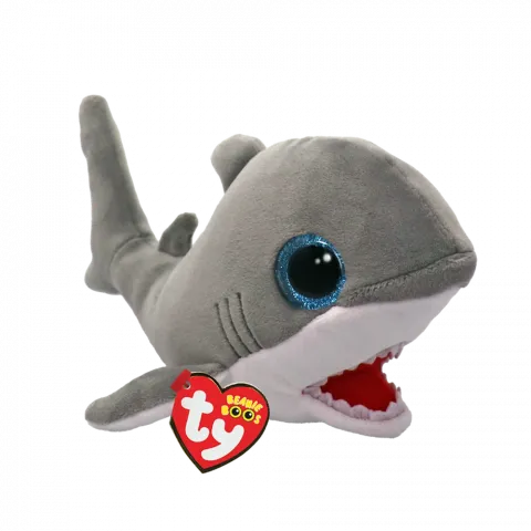 Іграшка М`яка TY Benie Bebies Сіра акула 15см 37376