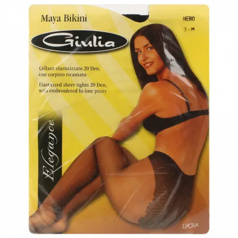 Колготи жін. Giulia Bikini 20 Nero 3