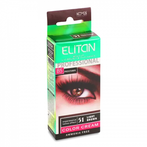 Фарба д/брів та вій Елітан  51 Темний русявий