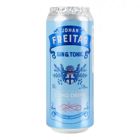 Напій алк. Johan Freitag 0,5 л з/б Gin and Tonik