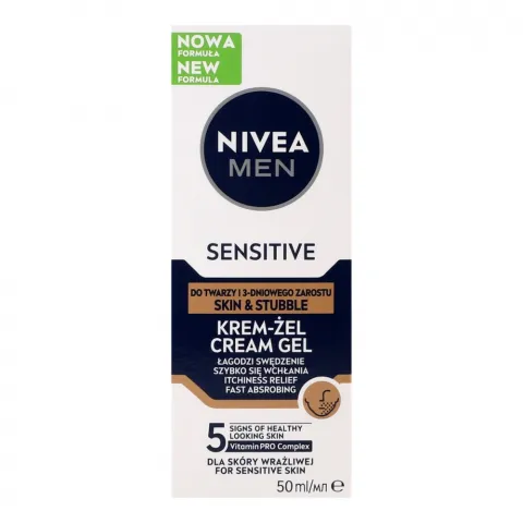 Крем-гель Nivea 50 мл д/чол. д/чутливої шкіри та щетини