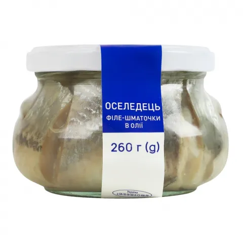 Філе Оселедеця Norven 260 г скл. в/о