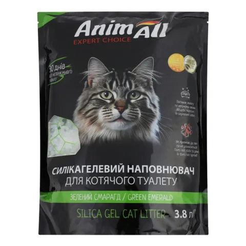 Наповнювач АнімАлл 3,8 л силікагель Зелений смарагд