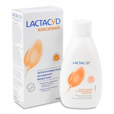 Засіб д/інтим. гігієни Лактацид Феміна 200 мл Класичний