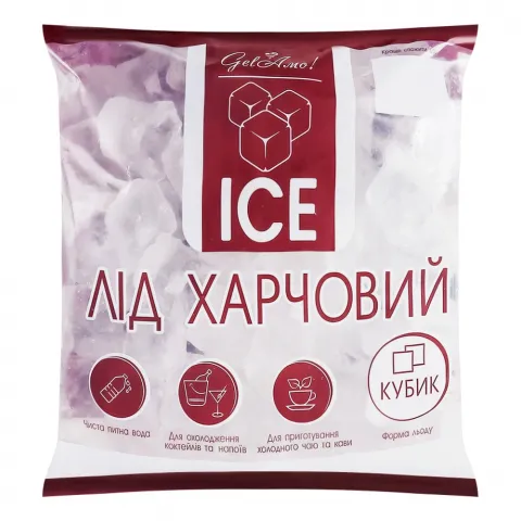 Лід GelAmo 1 кг Кубик