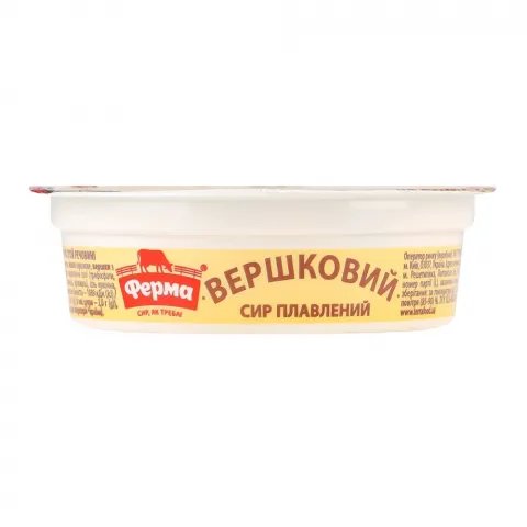 Сир Ферма плавл. 90 г стак. Вершковий 60