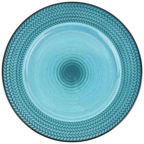 Тарілка обідня кер. 26,4 см блакитна арт. 16191-2-16191 И290