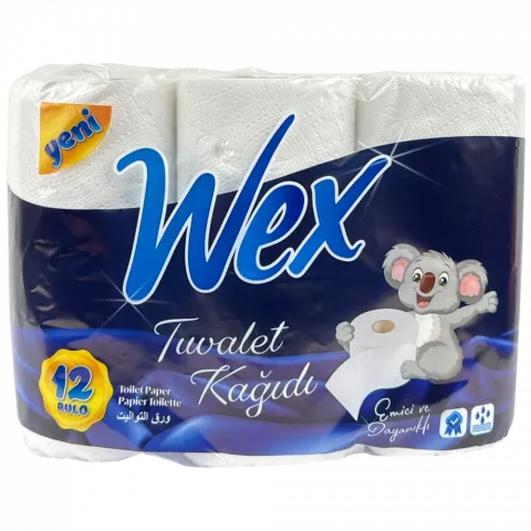 Туалетний папір Wex 12 рул. 2 шари И207 (Туреччина)