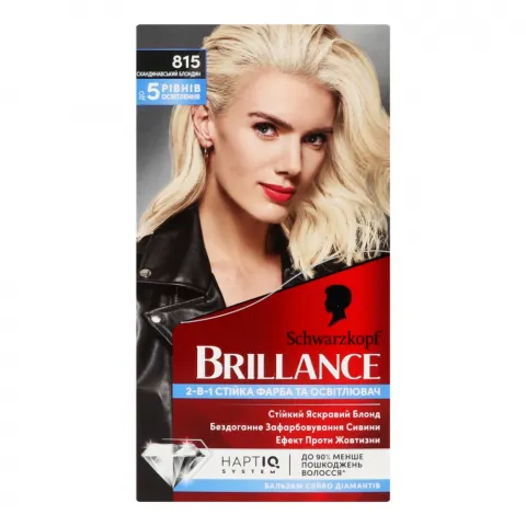 Фарба д/волосся Schwarzkopf Brillance 815 Скандинавський Блондин