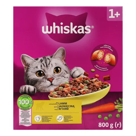 Корм д/котів Віскас 800 г сух. з ягням