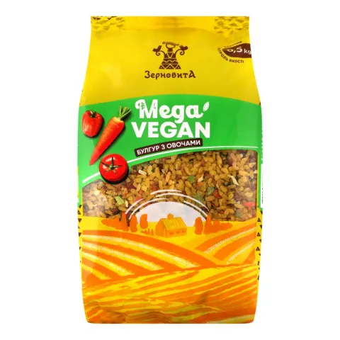 Крупа Зерновита Булгур 500 г з овочами