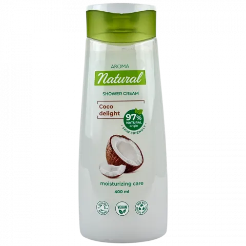 Гель д/душу AROMA 400 мл Кокосова насолода И791 (Болгарія)