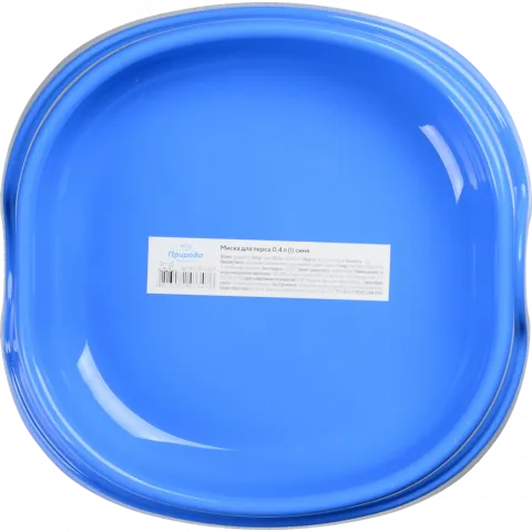 Миска д/перса Природа 0,4 л синя