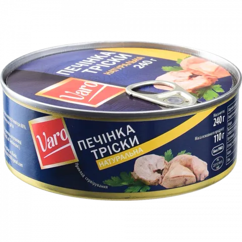 Печінка тріски Varo 240 г