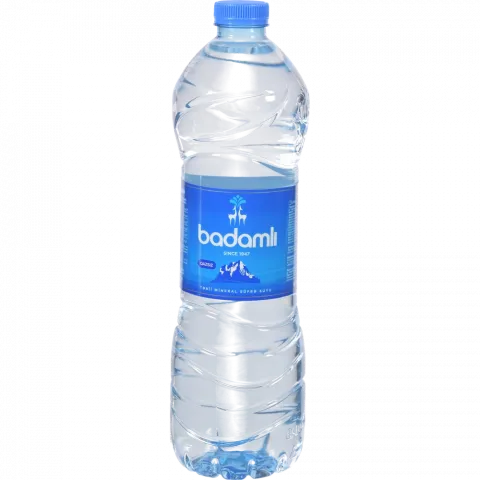 Вода Badamli 1 л пл. б/газ.