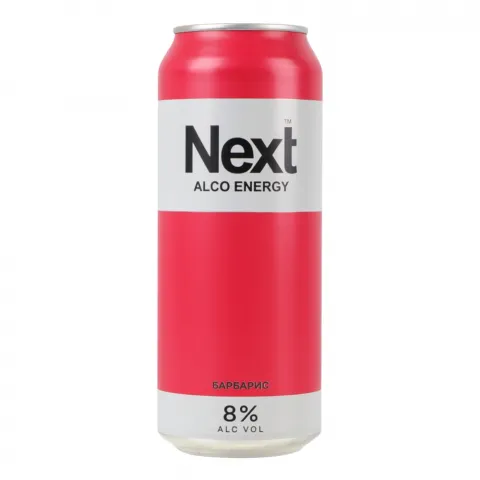 Напій сл./алк. Next Alco Energy 0,5 з/б Барбарис