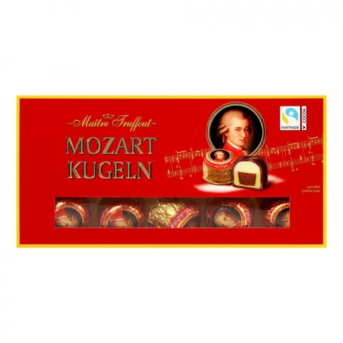 Цукерки Maitre Truffout 200 г Mozart з марципаном кульки