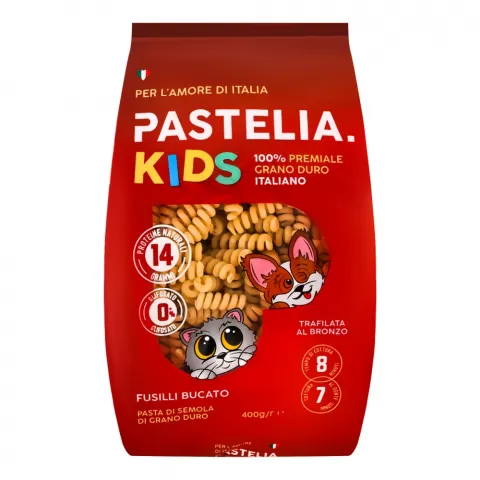 Макарони Pastelia 400 г Kids Спіральки Букато