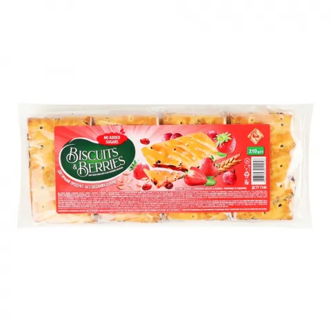 Печ Житомир Biscuits and Berries 210 г полуниця та родз.