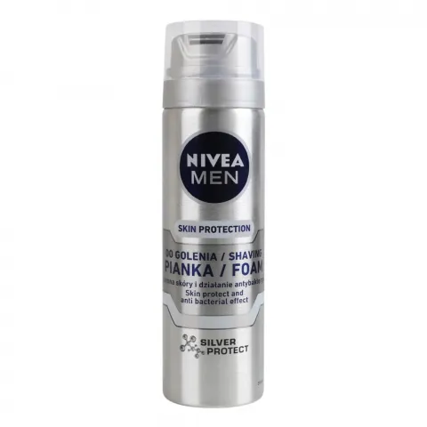 Піна д/гоління Nivea 200 мл д/чол. Срібний захист 81371