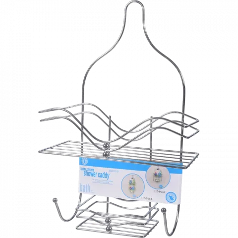 Навісна поличка мет. дворівнева 45х29 см арт. E-0067 И519